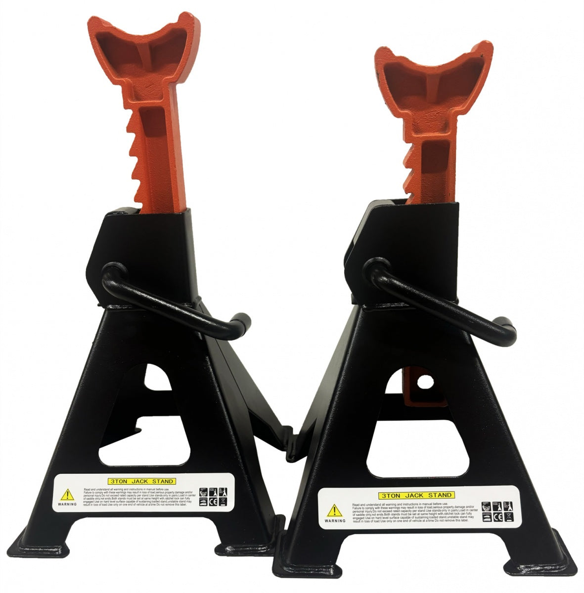 Atramų komplektas 3 t | su padais | 290-430 mm | 2 vnt. (JJ003)