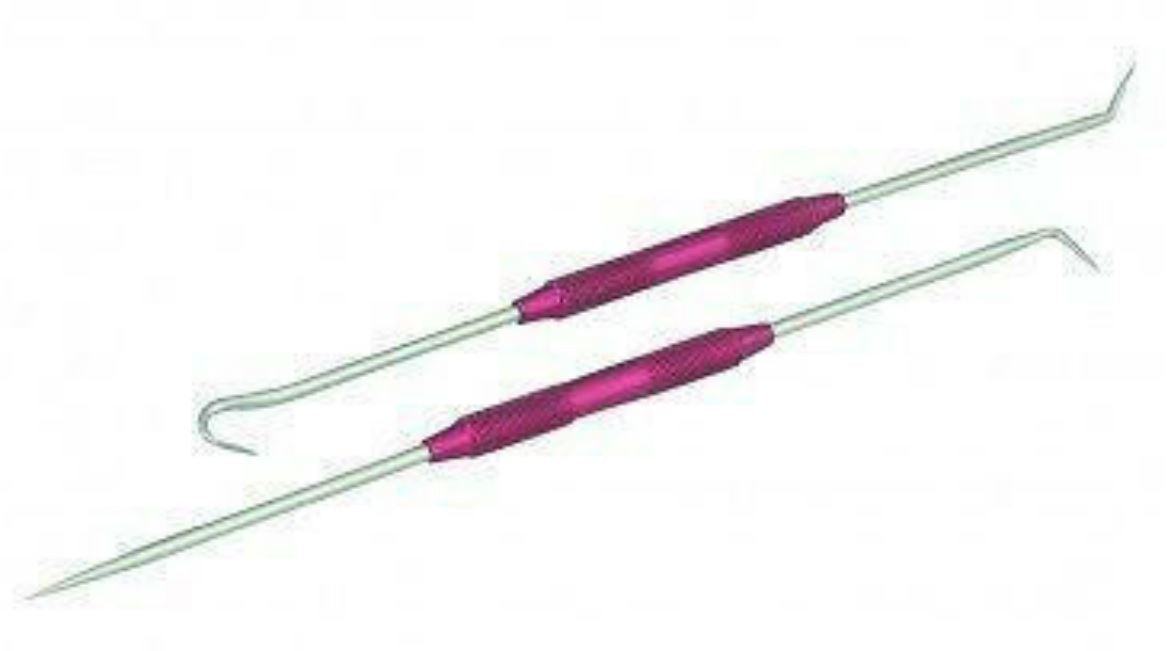 Kabliukų rinkinys | dvipusiai | žiedų / šlangelių / spyruoklių nuėmimui | 220 mm | 2 vnt. (SK32942)