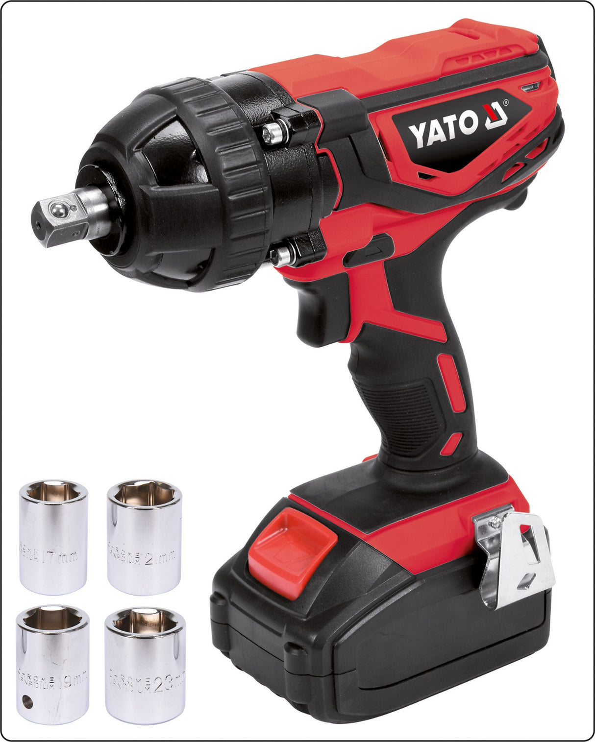 Аккумуляторный ударный гайковёрт 18V 1/2" 300NM 2,0AH