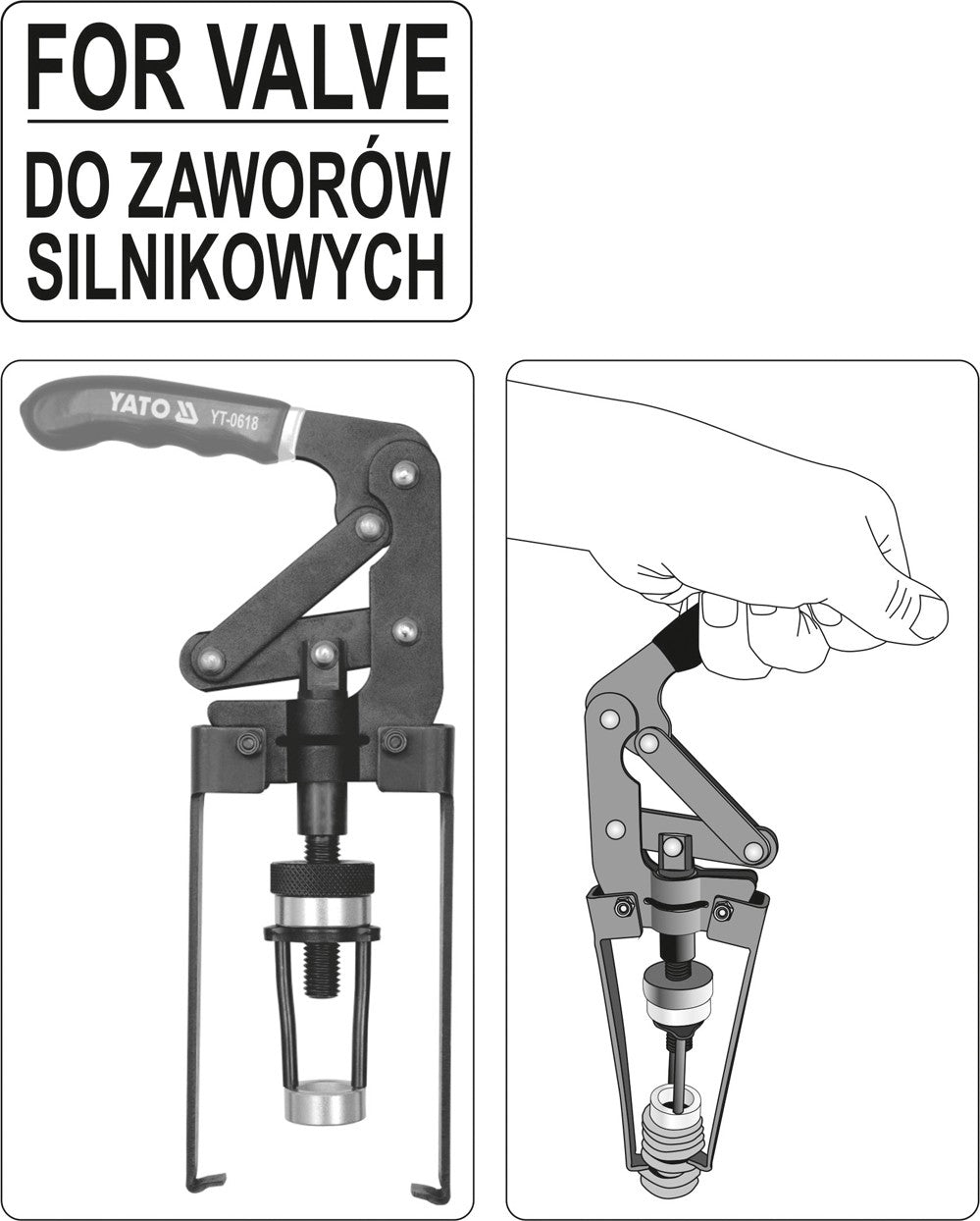 OVERHEAD VALVE SPRING COMPRESSOR (YT-0618)