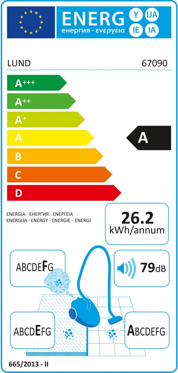 Dulkių siurblys | cikloninis | 5 šepečiai | 700W (67090)