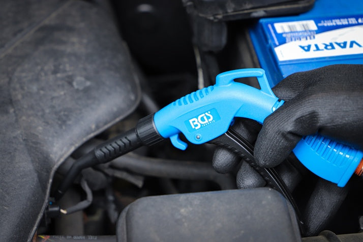 Oro pūtimo pistoletų rinkinys | su 5 priedais (7177)