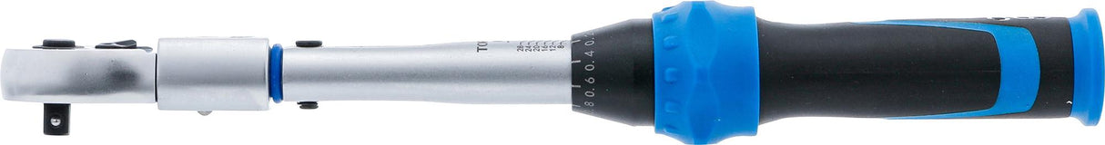 Sukimo momento veržliarakčio rinkinys | dinamometras | 6.3 mm (1/4") | 6 - 30 Nm | 10 vnt. (7192)