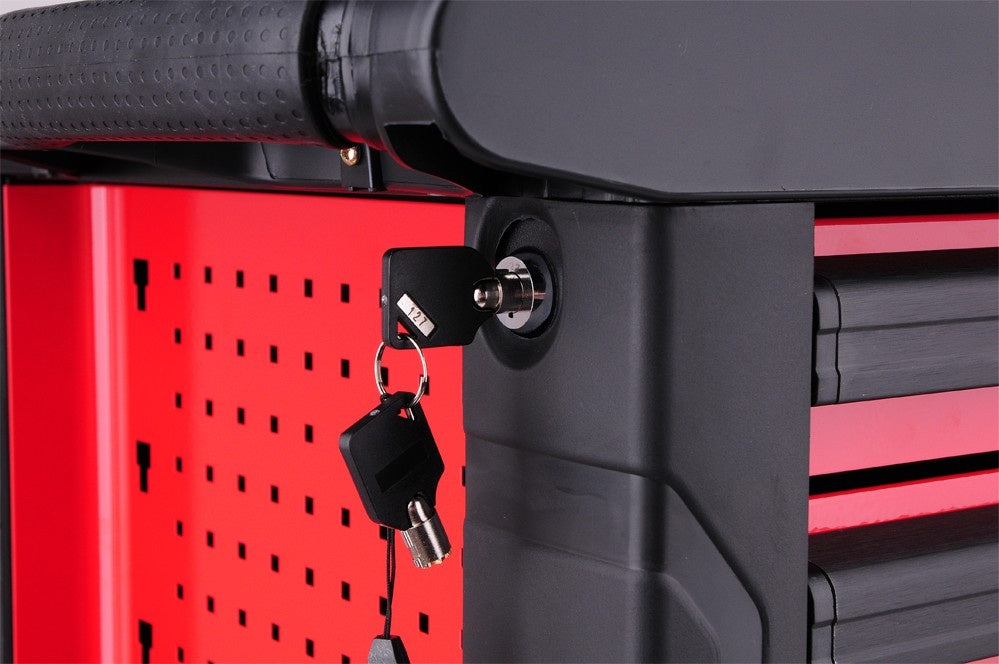 Profesionali įrankių spintelė | 177 įrankiai | 6 stalčiai (YT-5530)