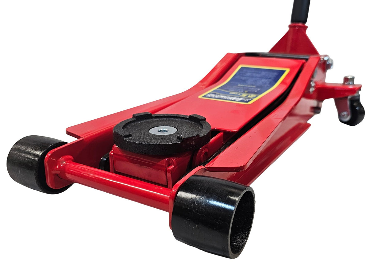 Domkratas ant ratukų | hidraulinis | žemo profilio / dvigubas stūmoklis | 75-500 mm | 2.5 t. (LFJ35-A)