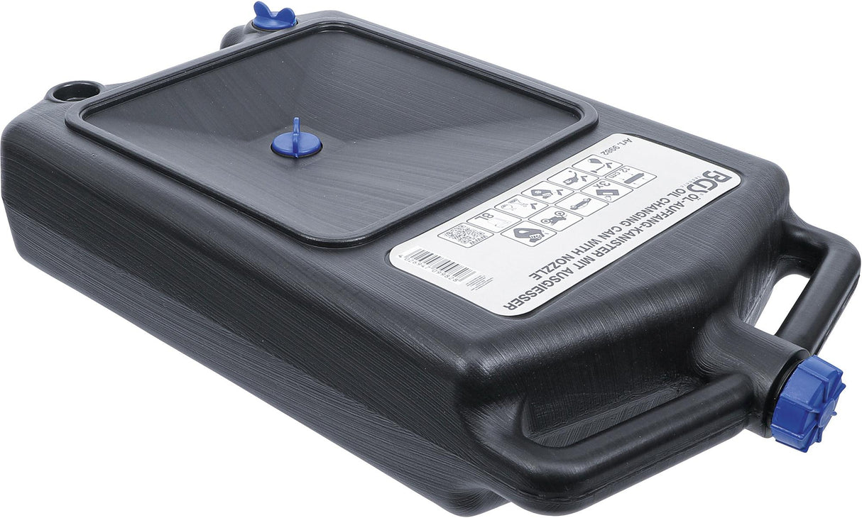 Techninių skysčių bakas su 3 kamščiais | 8 litrai (9982)