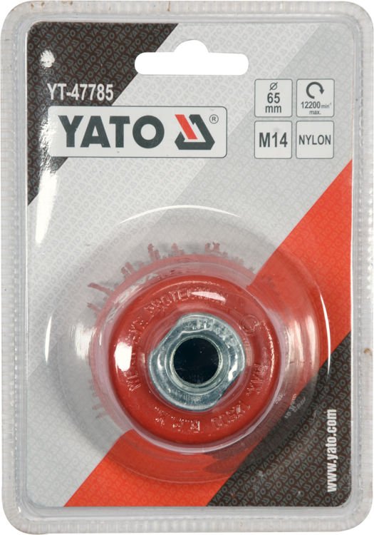 Šepetys puodo tipo | Nailonas | M14 | 65 mm (YT-47785)