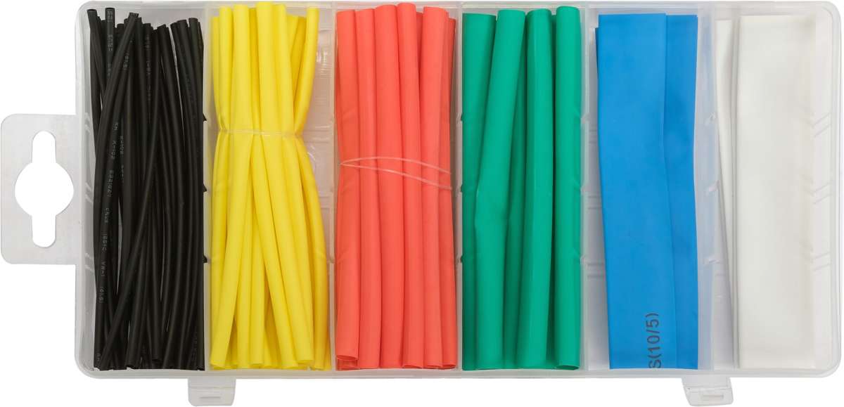 Termo žarnelių (kembrikų) asortimentas | spalvotos | 100 vnt. (YT-068667)