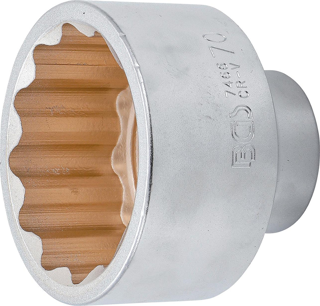 Galvutė 12-kampė | 20 mm (3/4") | 70 mm (7466)