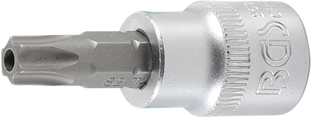 Бита в головке | 10 mm (3/8") | T-star с отверстием | (Torx) T45