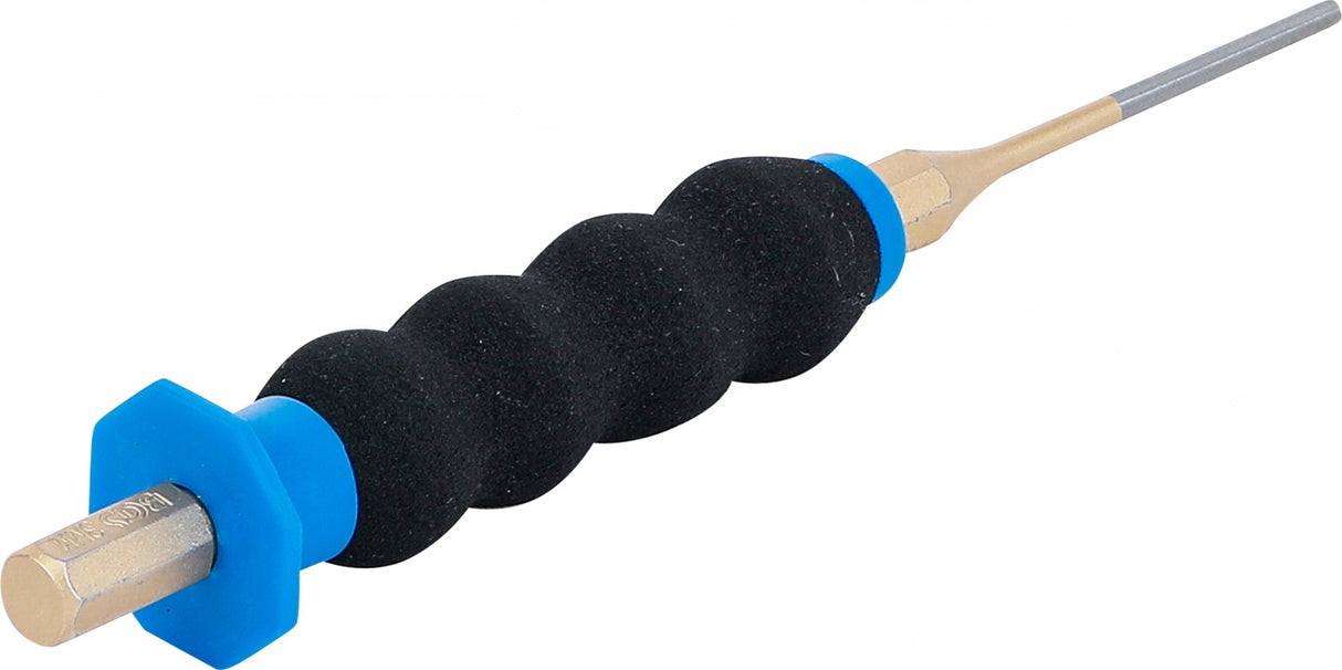 Išmušėjas bukas | neslidi ergonomiška rankena | 180 mm | 3 mm (74591-3)