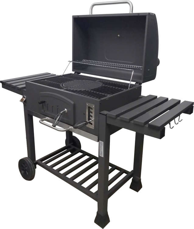 Grilis | plieninės grotelės | DELUXE XXL | 153 x 70 x 133 cm (99533)