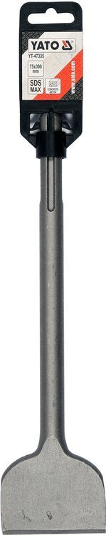 Kaltas plokščias | asfaltui ir betonui | 75 x 300 mm | SDS - Max (YT-47335)