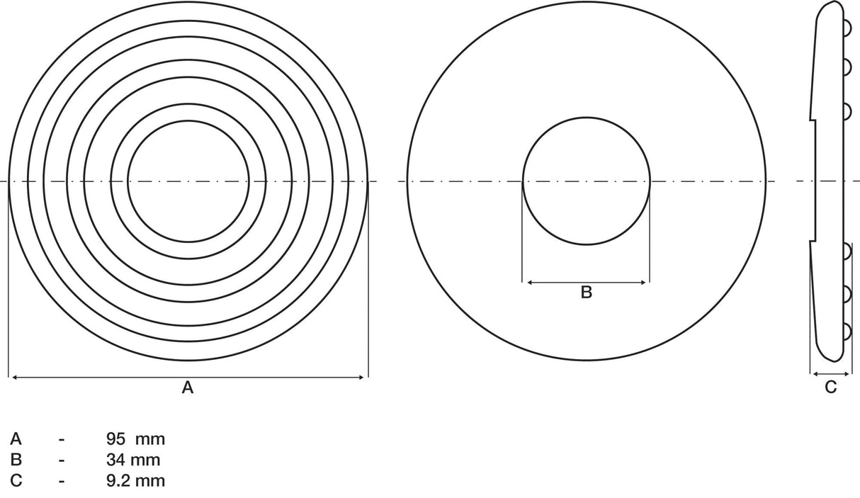 Guminis padas hidrauliniam keltuvui | BGS 2889 (2889-2)