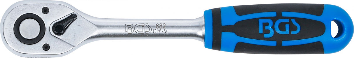 Terkšlinis raktas reversinis | tiesus | smulkūs dantukai | 12,5 mm (1/2") (682)