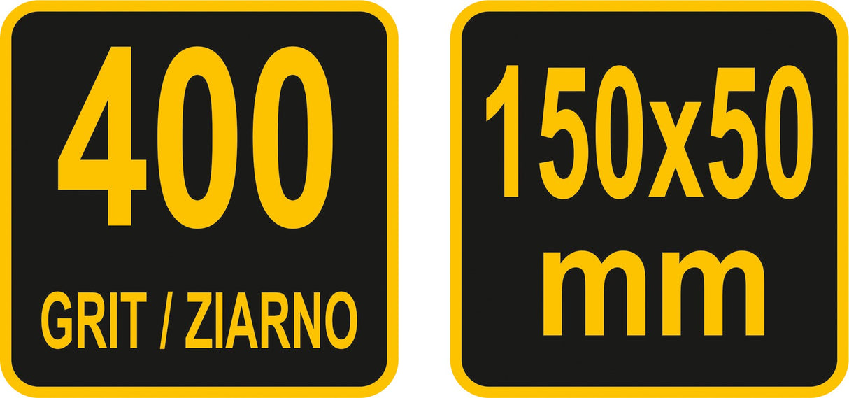 Galąstuvas deimantinis | perforuota plokštelė | 150 X 50 mm | P 400 (26131)