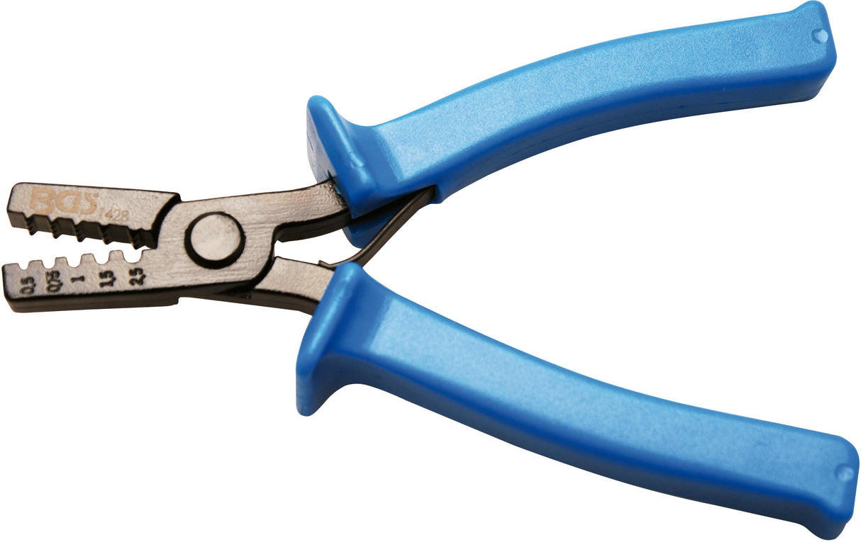 Replės elektrikui | kabelio galo įvorėms, 0,5 - 2,5 mm² (1428)