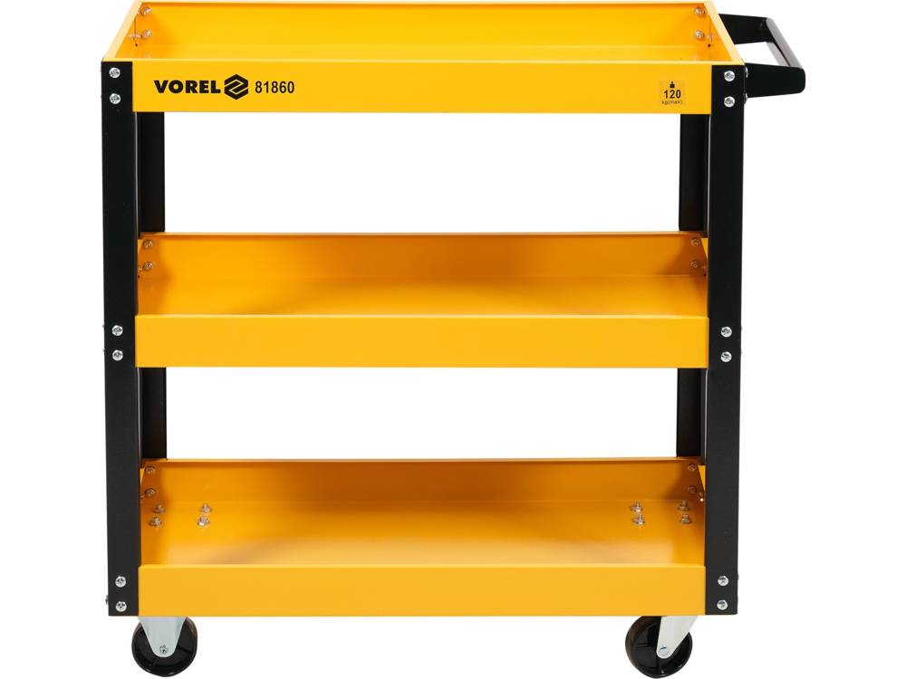 Тележка для инструментов на колёсах | 3 полки