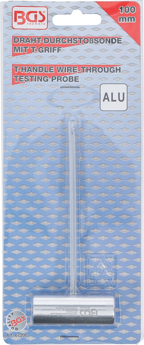 Zondas su kiauryme vielai, T-rankena (67200)