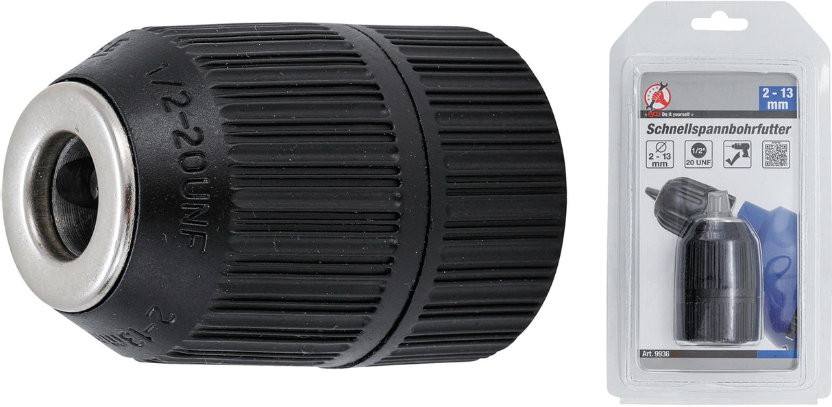 Greito veikimo griebtuvas | 2 - 13 mm | 1/2" x 20 UNF (9936)