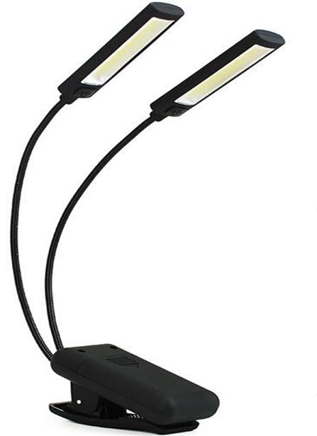 Šviesos diodų šviestuvas | su prisegtuku | 6W COB Led | USB | 2 vnt. (CDL02)