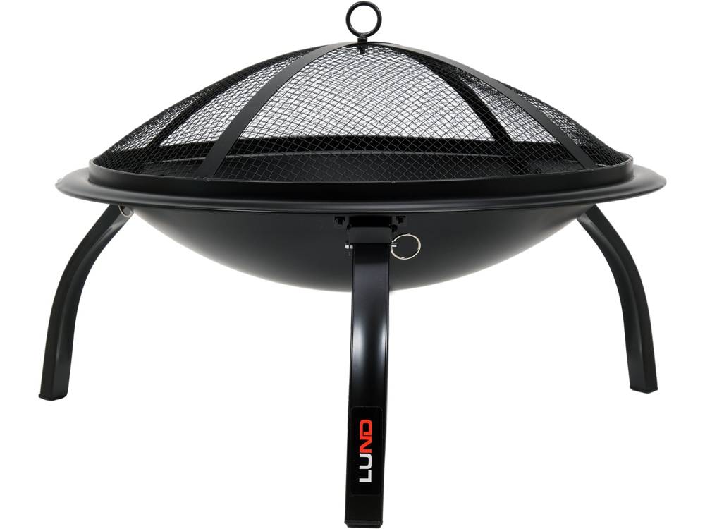 Plieninis židinys / laužavietė / grilis | sulankstomomis kojelėmis | 56X39 cm (99912)