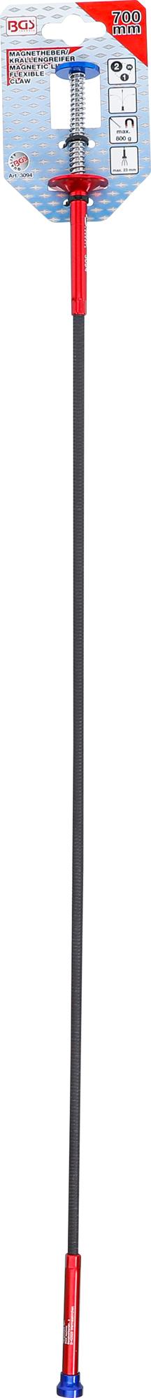 Magnetinis keltuvas / lankstus / su griebtuvu | 700 mm (3094)