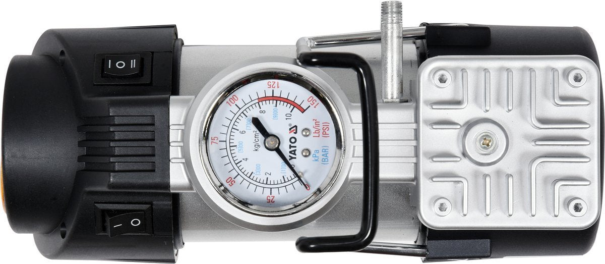 Kompresorius automobilinis | su Led lempa | 12V / 180W (YT-73460)