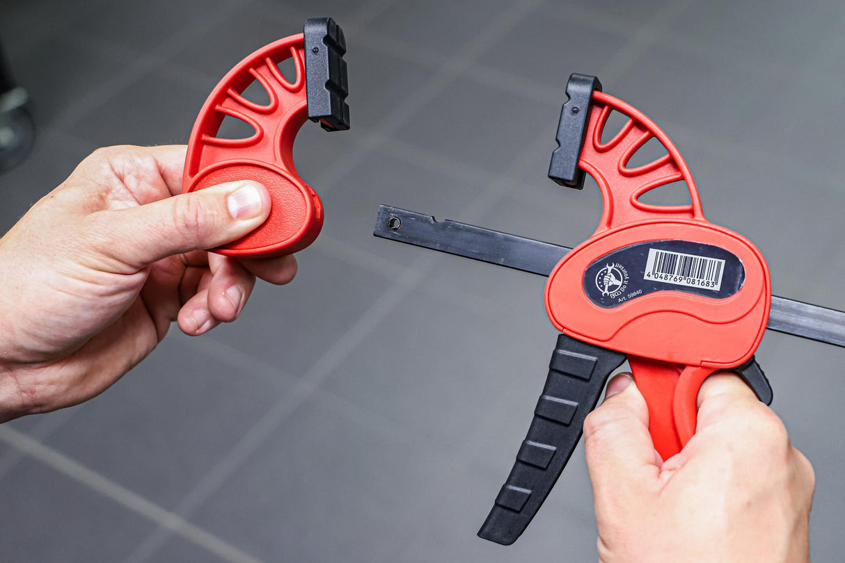 Vienos rankos spaustukas | F tipas | 450 mm (59846)