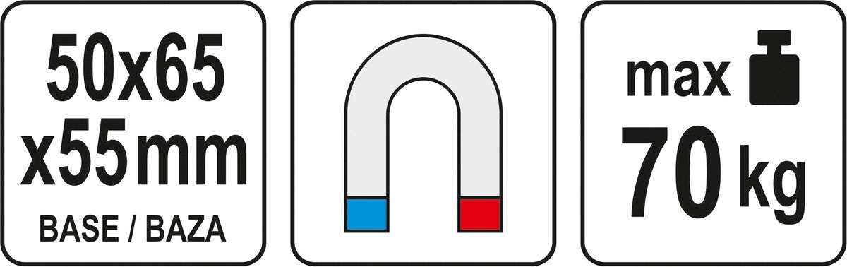 Magnetinis stovas / bazė matavimo įrankiams (YT-72460)