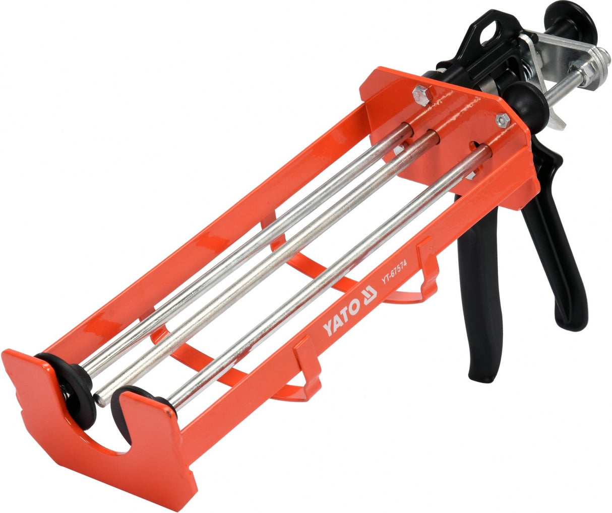 Pistoletas hermetikui | dviguboms kasetėms | 245 mm (YT-67574)