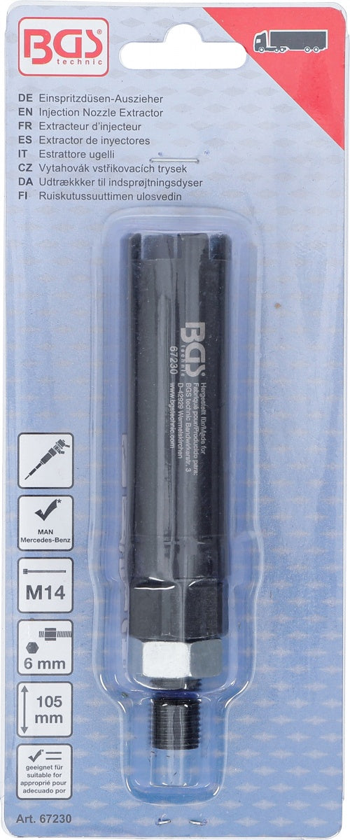 Įpurškimo antgalio ištraukiklis | MAN, Mercedes (67230)