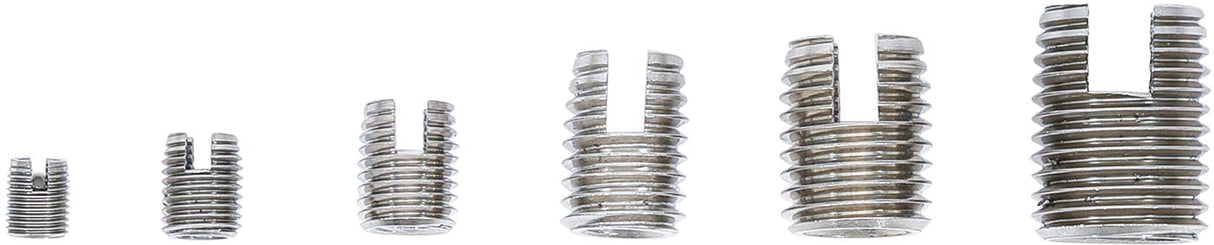 Vieliniai indėklai sriegiui | helikoliai | asortimentas | savisriegiai | 32 vnt. (6845)