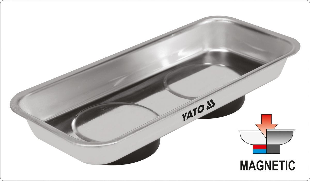Magnetinė lėkštelė | 2 magnetai | 152 x 68 x 16 mm (YT-08312)