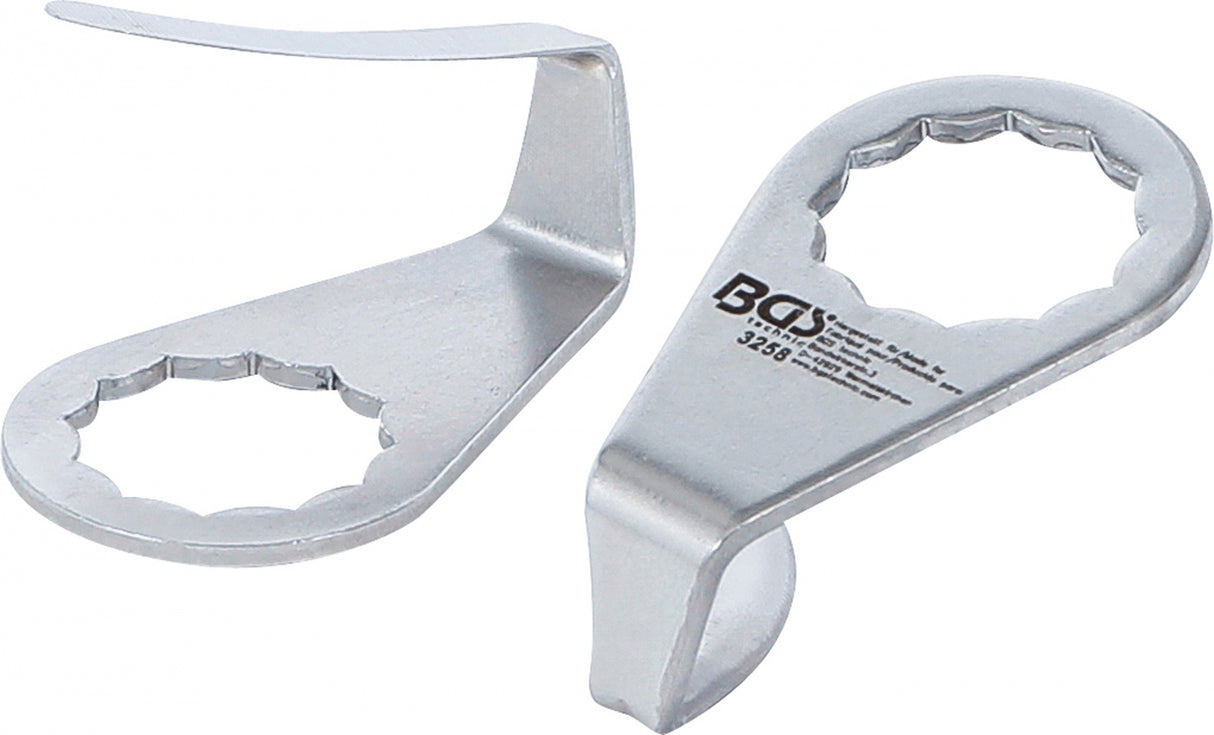 Peiliukai oriniam pjovikliui pusiau apvalūs | iš BGS 3218 | 2 x 36 mm | 2 vnt. (3258)