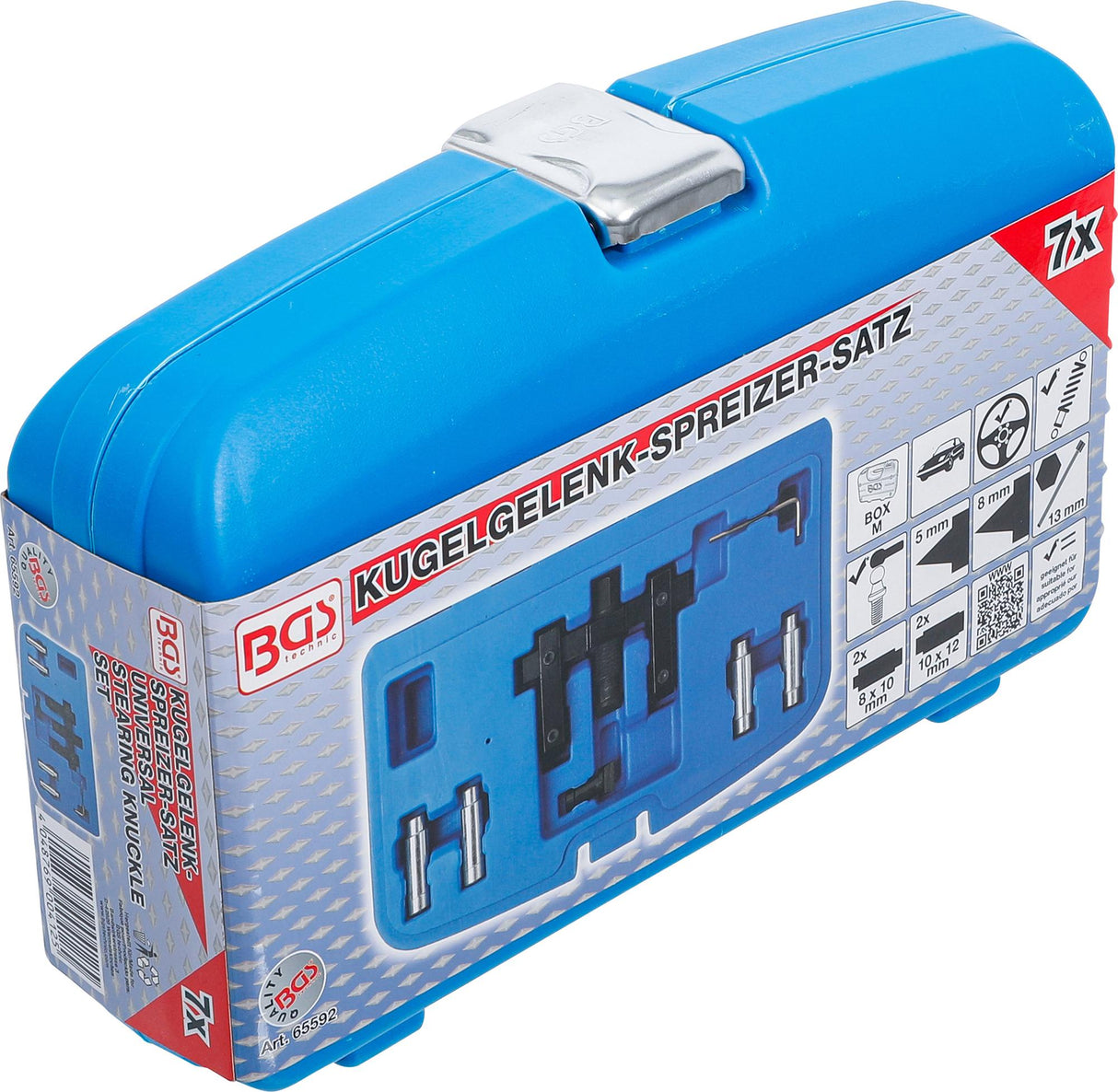 Šarnyrinių šarnyrų išskleidiklių įrankių rinkinys | 7 vnt. (65592)