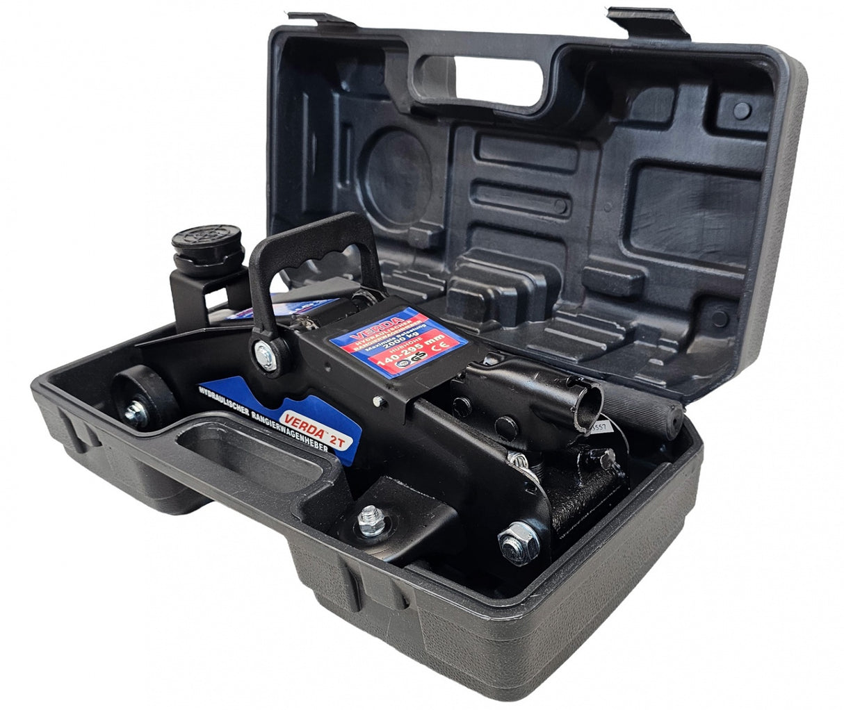 Domkratas su ratukais | lagamine | 140-295 mm | 2 t (ES2TONP)