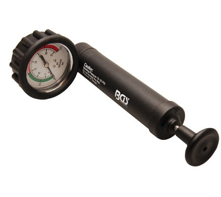 Pompa su manometru radiatorių spaudimui 0 - 25 bar BGS 8027, 8098 (8027-1)