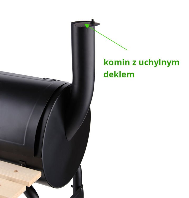 Lauko kepsninė / grilis | su dangčiu ir grotelėmis | 60 cm (99513)