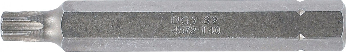 Antgalis | ilgis 75 mm | 10 mm (3/8") storis | T-Star (Torx) T40 (4572)