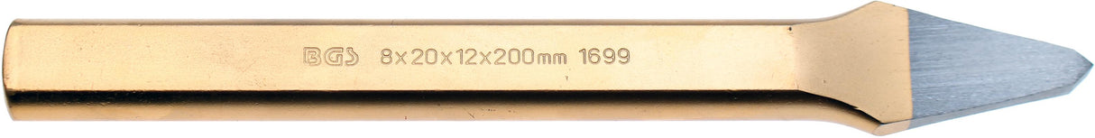 Kaltas / kirstukas | 6 x 200 mm (1699)