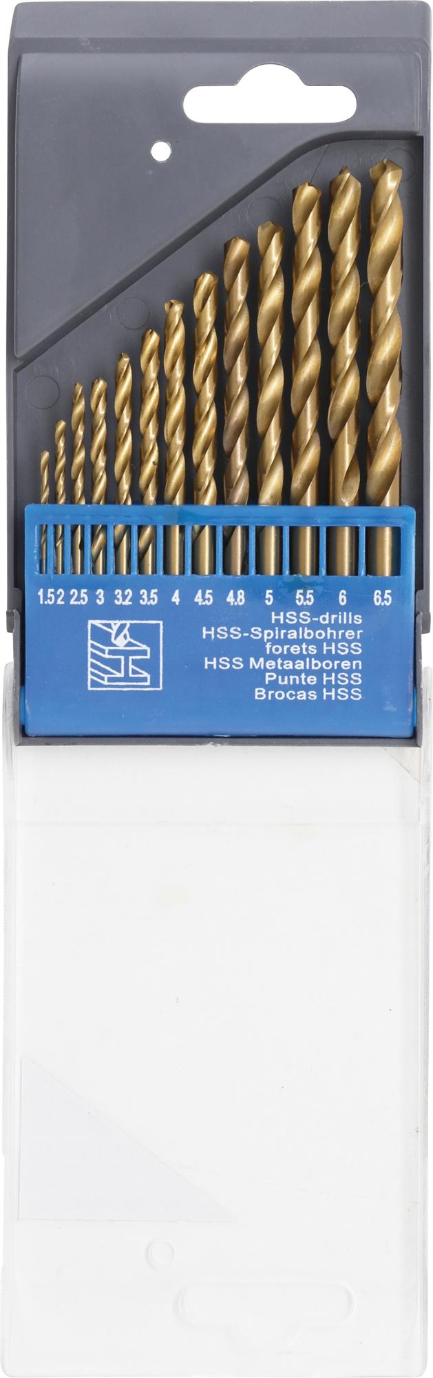 Grąžtai metalui HSS | 1,5-6,5 mm | 13 vnt. (50813)