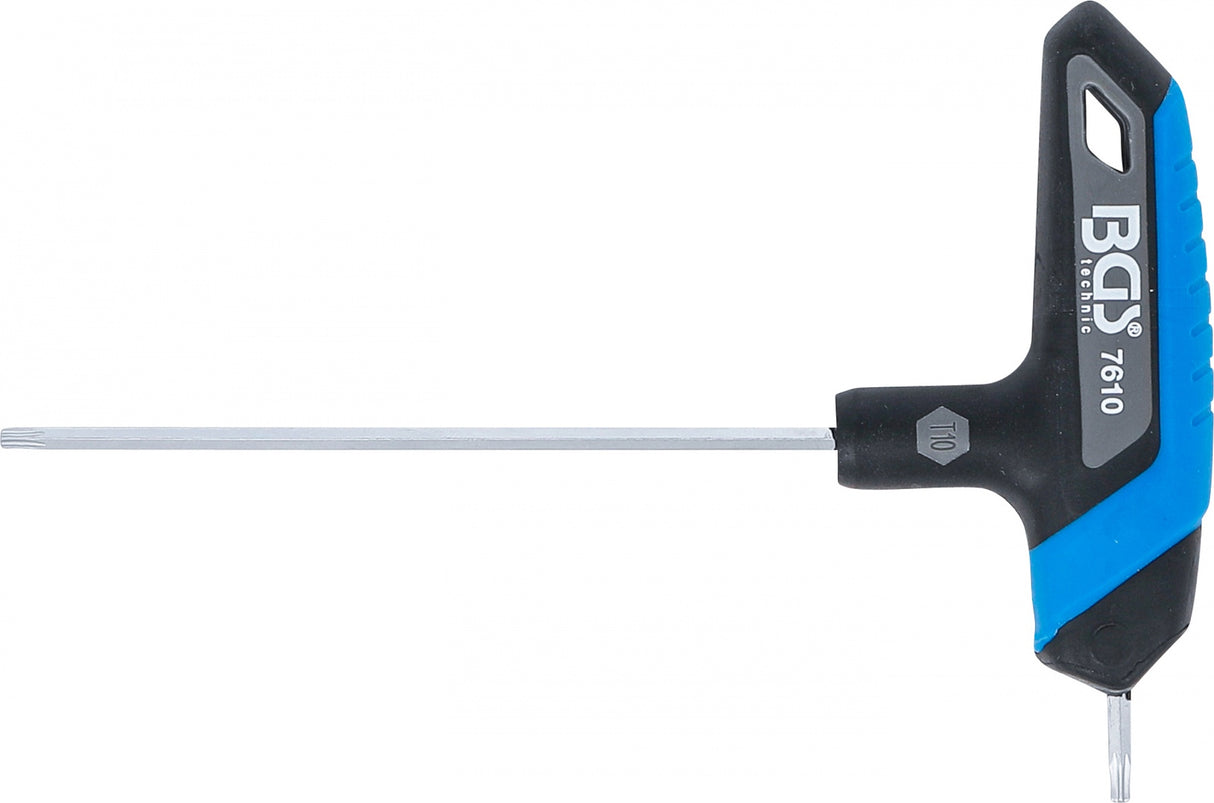 Atsuktuvas su T formos rankena | T-Star (Torx) | T10 (7610)