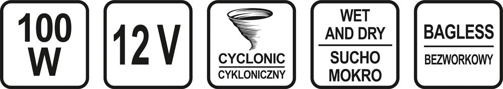 Automobilinis dulkių siurblys | 12V (82951)