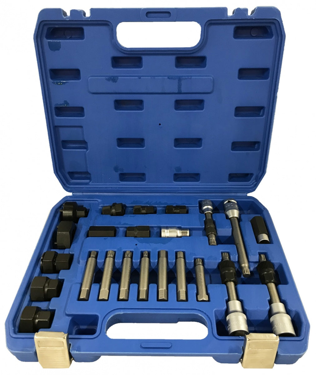 Įrankių rinkinys generatoriaus remontui | 24 vnt. (XC8724)