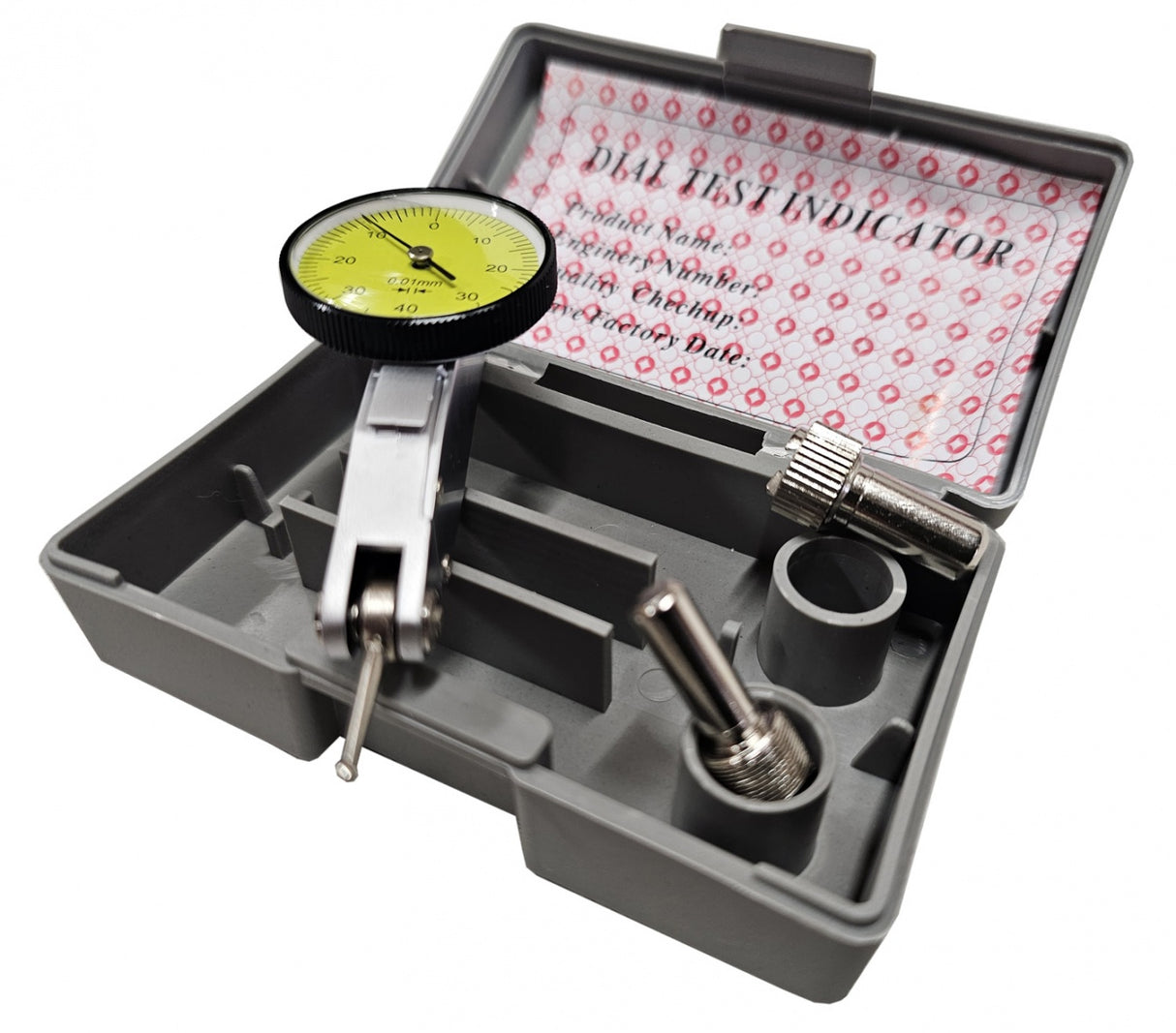 Tikslus precizinis pakreipimo svirties matuoklio indikatorius | 0,01 mm (DG2B)