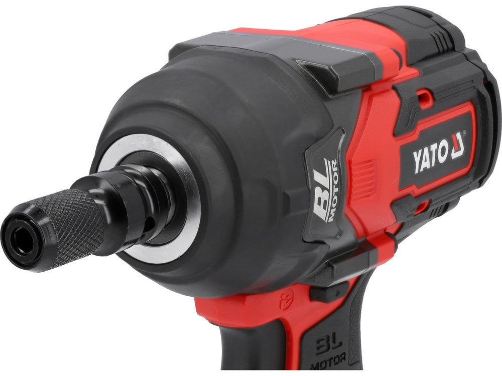 Bešepetėlinis smūginis veržliasūkis | 12,5 mm (1/2") | 18V 1200NM | M16 - M24 varžtams | be baterijos (YT-828072)