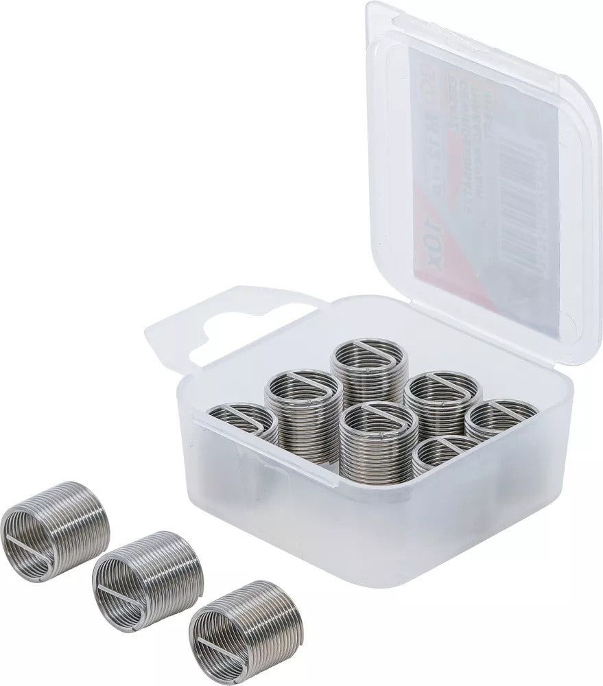 Vieliniai indėklai sriegiui | Helikoliai | M12 x 1.0 mm | 10 vnt. (9437-1)