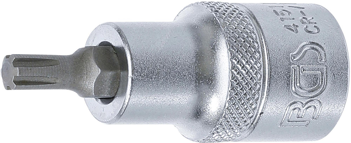 Antgalis | ilgis 55 mm | 12,5 mm (1/2") | Spline (Ribe) M6 (4151)