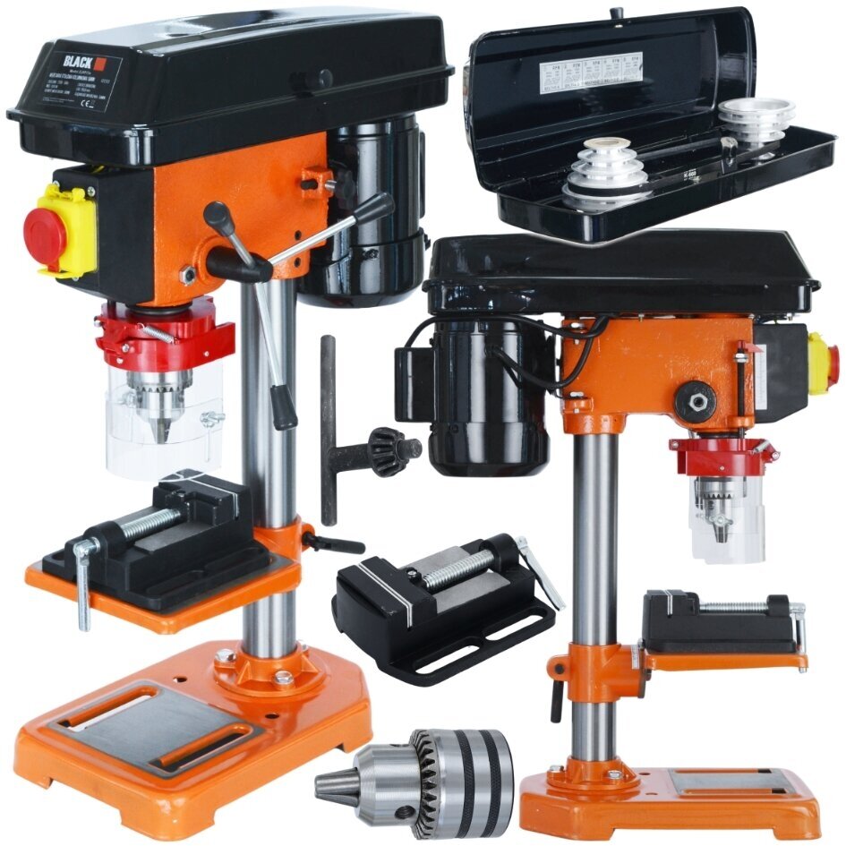 Gręžimo staklės | 1600W 16 mm + spaustuvai (SK12233)